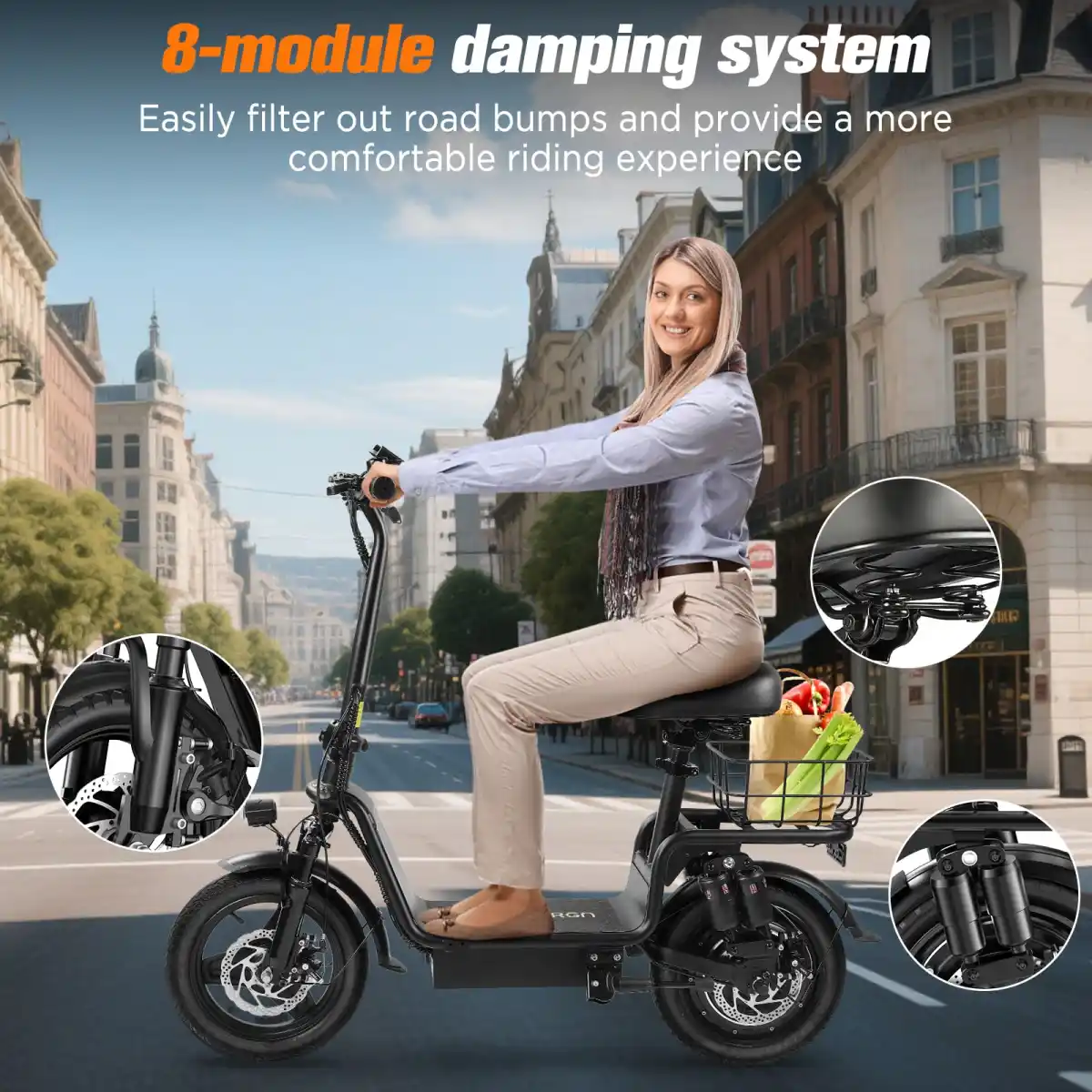 Roinside 14-Inch Electric Scooter